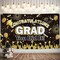 Class of 2026 Extra Large Graduation Backdrop - 72" x 44" Black & Gold Congrats Grad Banner - Premium Fabric Graduation Decorations - Outdoor Photo Background & Party Sign